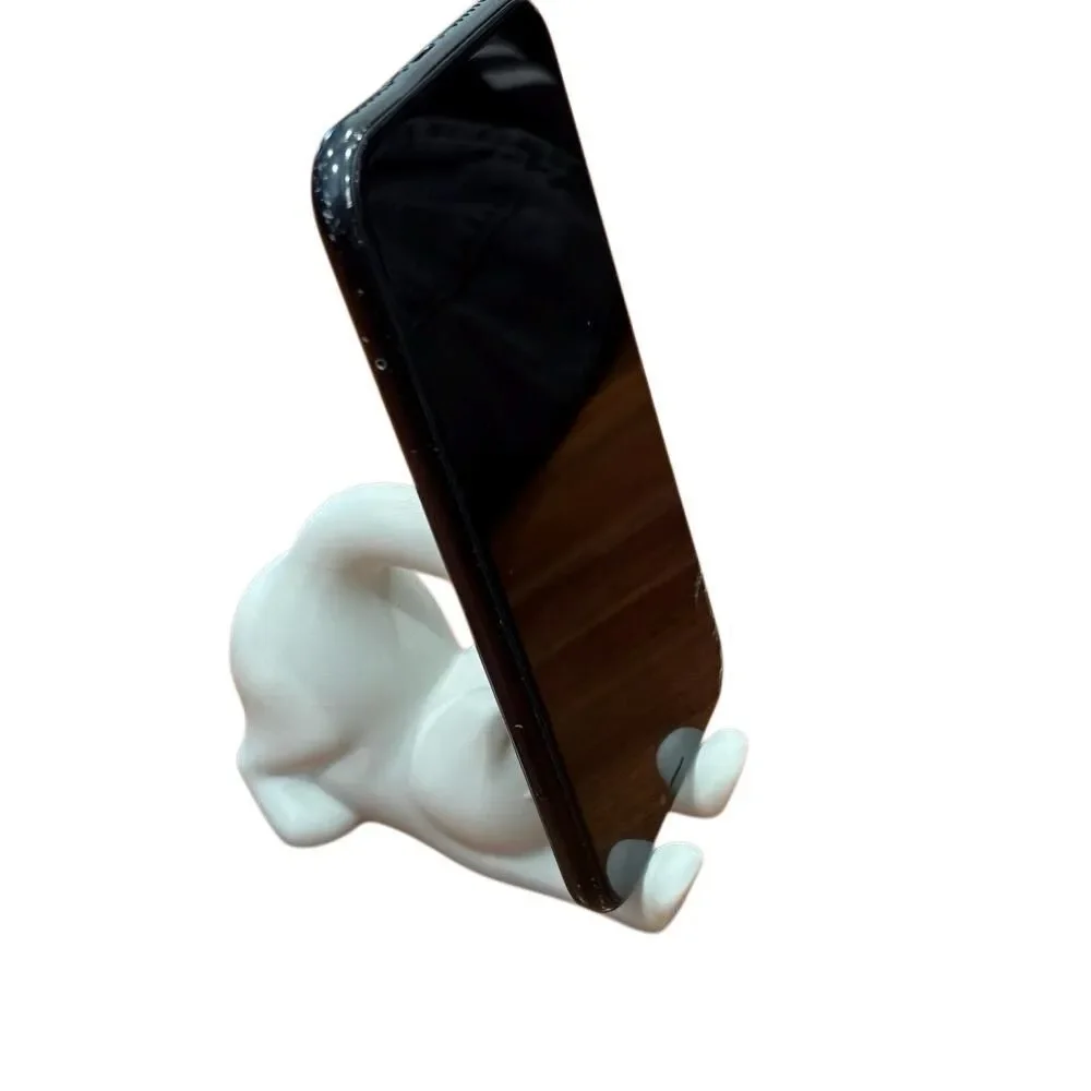 Cute Cat Phone Stand & Paint-Your-Own Figurine DIY Coloring Toy | Desk Accessory